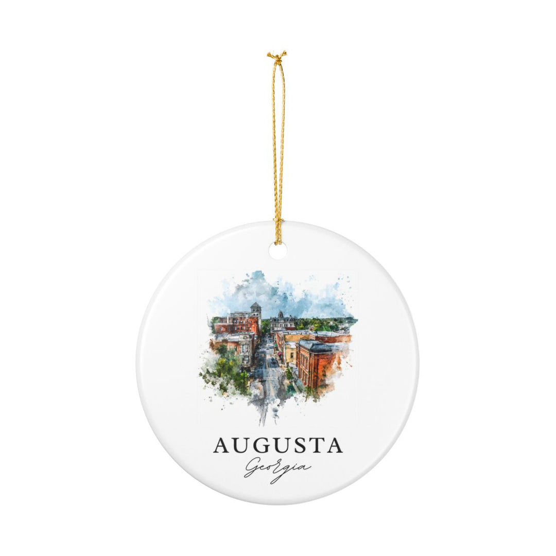 Augusta Georgia Ornament: Unique Augusta Georgia Souvenir, Augusta Georgia Xmas Decor, and Authentic Augusta Georgia Gift