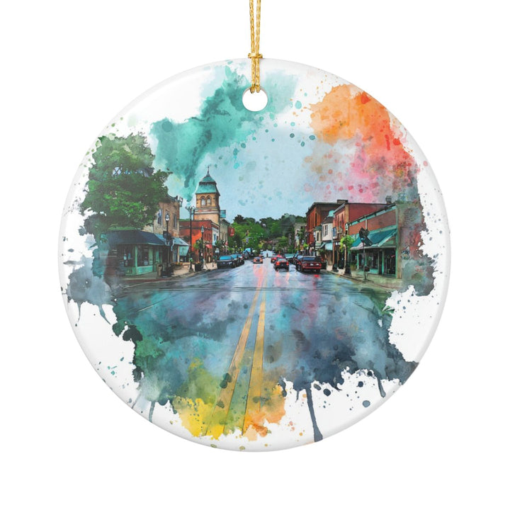 Aurora Illinois A Ornament: Unique Aurora Illinois A Souvenir, Aurora Illinois A Xmas Decor, and Authentic Aurora Illinois A Gift