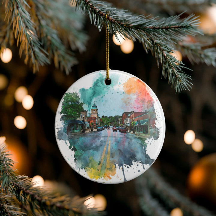 Aurora Illinois A Ornament: Unique Aurora Illinois A Souvenir, Aurora Illinois A Xmas Decor, and Authentic Aurora Illinois A Gift