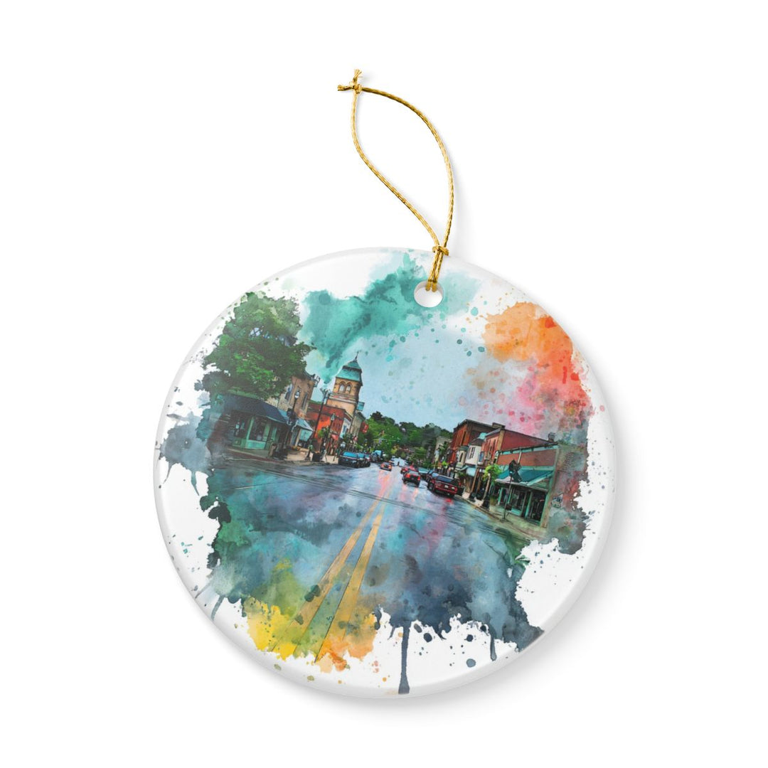Aurora Illinois A Ornament: Unique Aurora Illinois A Souvenir, Aurora Illinois A Xmas Decor, and Authentic Aurora Illinois A Gift