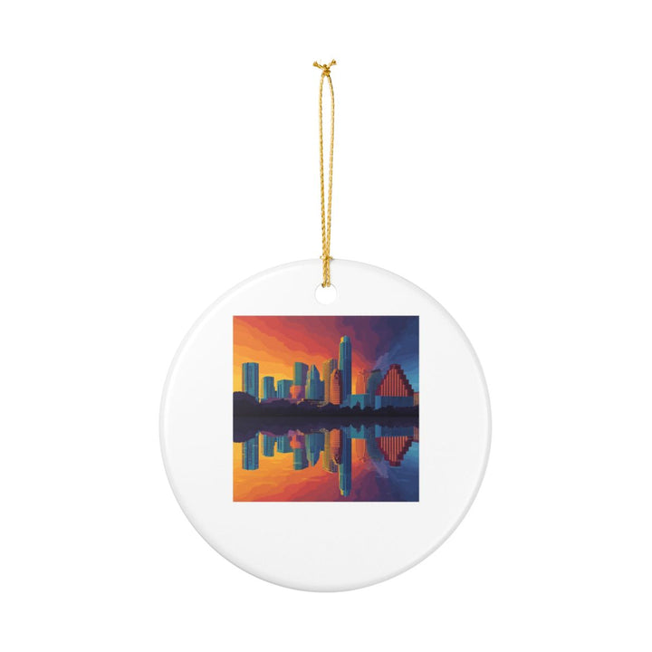 Austin Texas Ornament: Unique Austin Souvenir, Austin Texas Xmas Decor, and Authentic Austin Gift