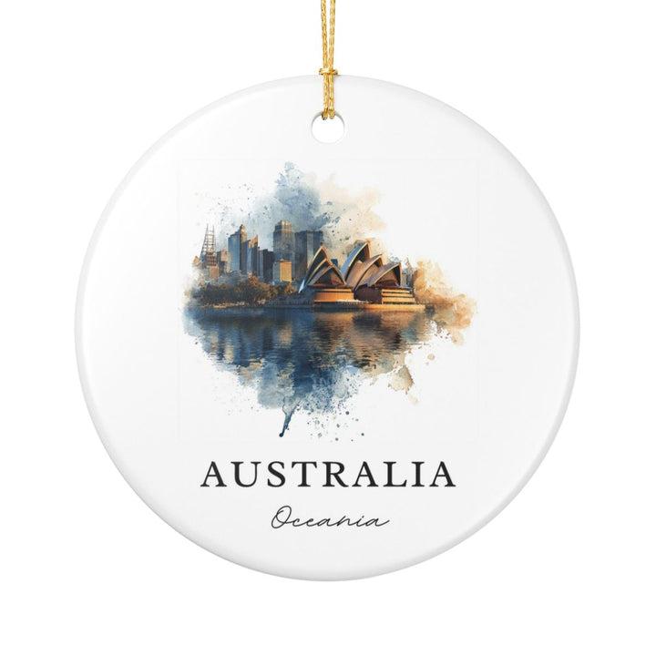 Australia Ornament: Unique Australia Souvenir, Australia Xmas Decor, and Authentic Australia Gift