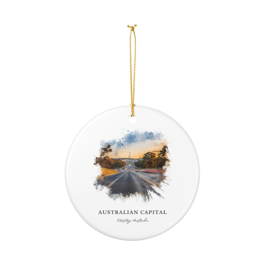 Australian Capital Territory Australia Ornament: Unique Australian Capital Territory Souvenir, Australian Capital Territory Australia Xmas Decor, and Authentic Australian Capital Territory Gift