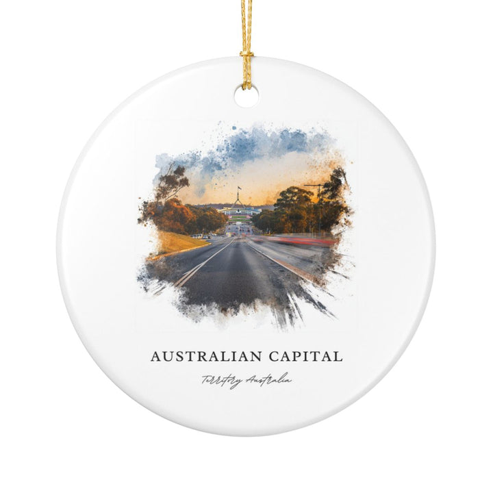 Australian Capital Territory Australia Ornament: Unique Australian Capital Territory Souvenir, Australian Capital Territory Australia Xmas Decor, and Authentic Australian Capital Territory Gift