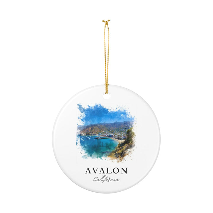 Avalon California Ornament: Unique Avalon Souvenir, Avalon California Xmas Decor, and Authentic Avalon Gift
