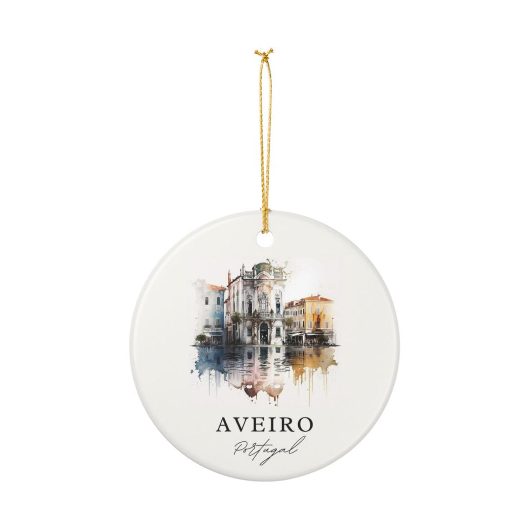 Aveiro Portugal Ornament: Unique Aveiro Souvenir, Aveiro Portugal Xmas Decor, and Authentic Aveiro Gift