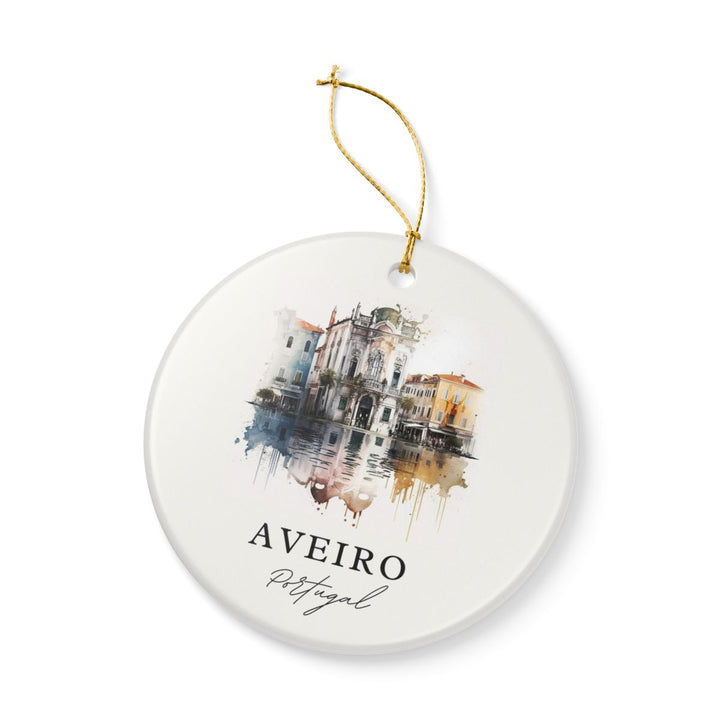 Aveiro Portugal Ornament: Unique Aveiro Souvenir, Aveiro Portugal Xmas Decor, and Authentic Aveiro Gift