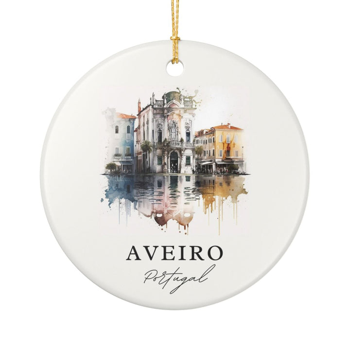 Aveiro Portugal Ornament: Unique Aveiro Souvenir, Aveiro Portugal Xmas Decor, and Authentic Aveiro Gift