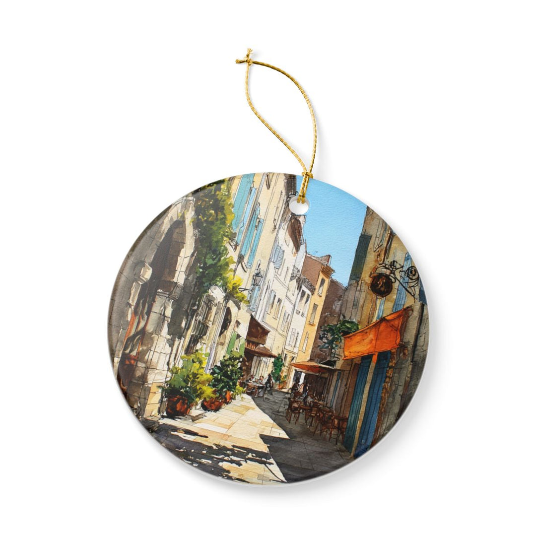 Avignon France Ornament: Unique Avignon Souvenir, Avignon France Xmas Decor, and Authentic Avignon Gift