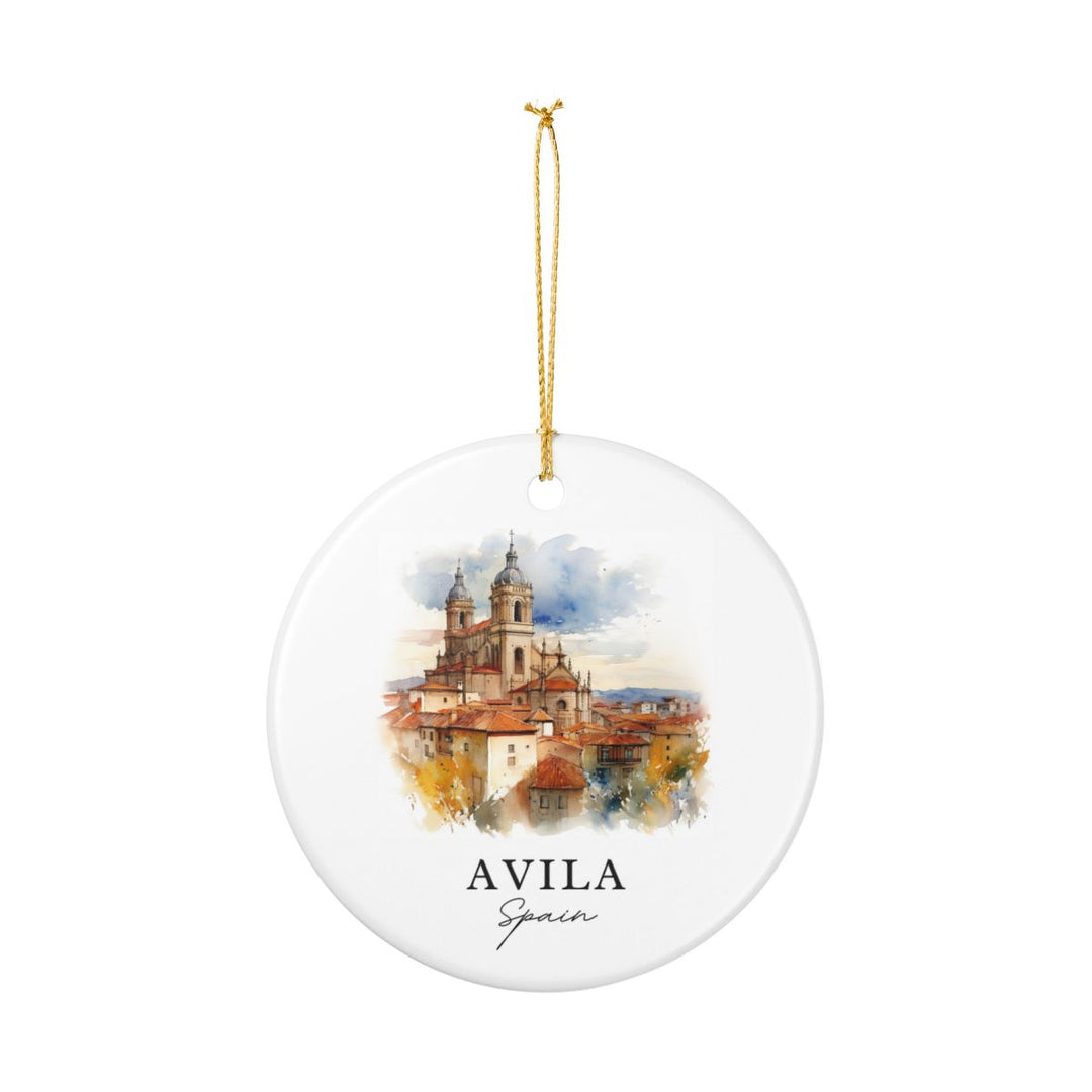 Avila Spain Ornament: Unique Avila Spain Souvenir, Avila Spain Xmas Decor, and Authentic Avila Spain Gift