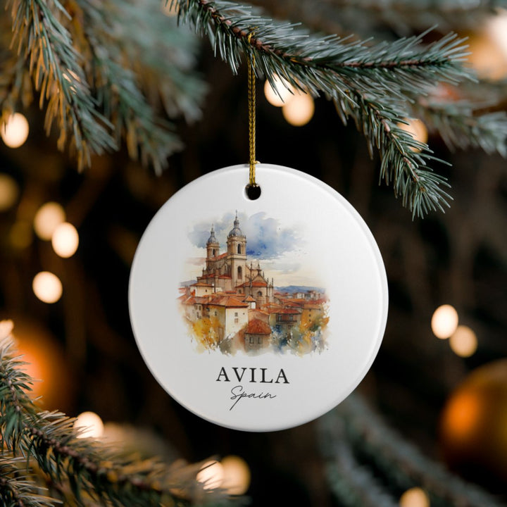 Avila Spain Ornament: Unique Avila Spain Souvenir, Avila Spain Xmas Decor, and Authentic Avila Spain Gift