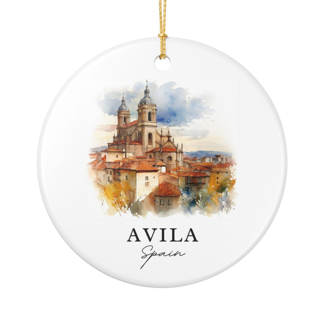 Avila Spain Ornament: Unique Avila Spain Souvenir, Avila Spain Xmas Decor, and Authentic Avila Spain Gift