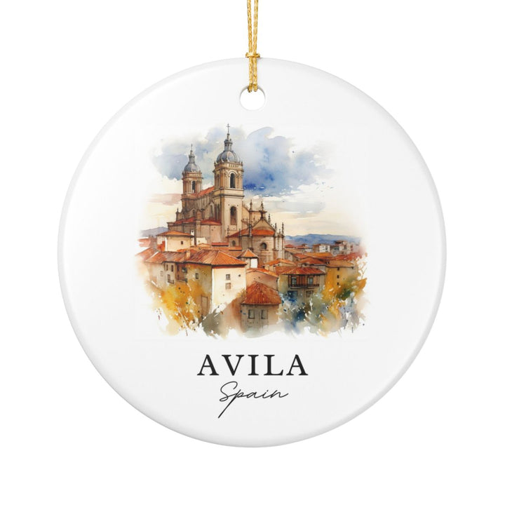 Avila Spain Ornament: Unique Avila Spain Souvenir, Avila Spain Xmas Decor, and Authentic Avila Spain Gift