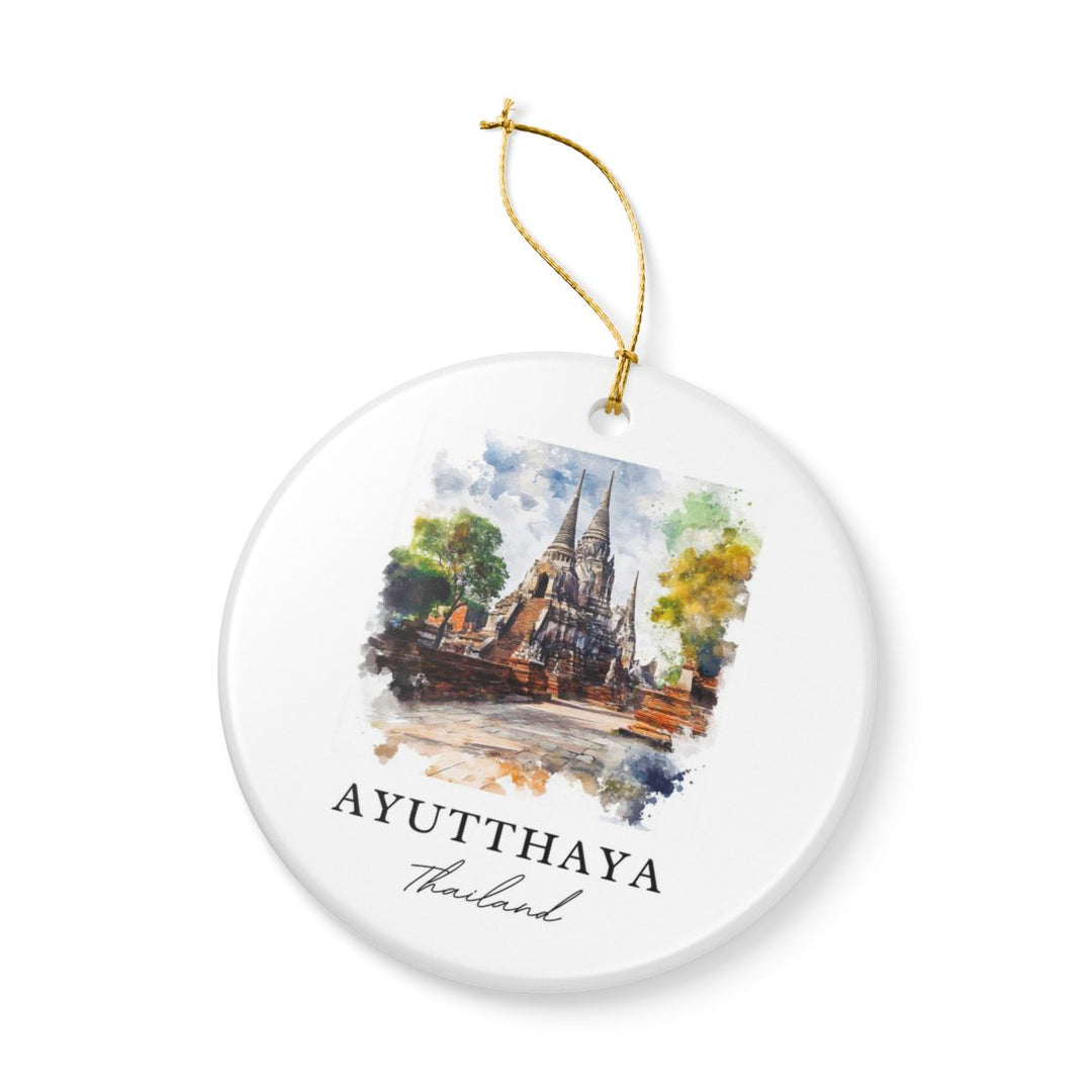 Ayutthaya Ornament: Unique Ayutthaya Souvenir, Ayutthaya Xmas Decor, and Authentic Ayutthaya Gift