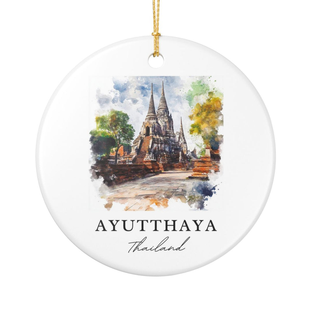 Ayutthaya Ornament: Unique Ayutthaya Souvenir, Ayutthaya Xmas Decor, and Authentic Ayutthaya Gift