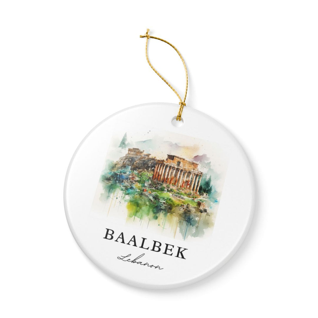 Baalbek Lebanon Ornament: Unique Baalbek Lebanon Souvenir, Baalbek Lebanon Xmas Decor, and Authentic Baalbek Lebanon Gift