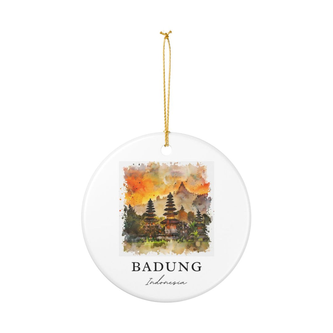 Badung Indonesia Ornament: Unique Badung Souvenir, Badung Indonesia Xmas Decor, and Authentic Badung Gift