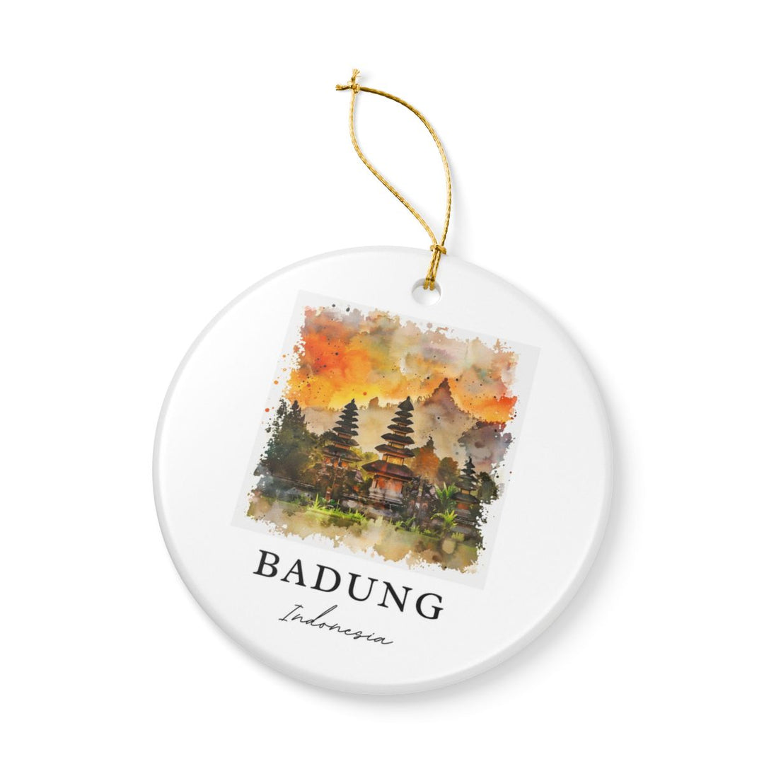 Badung Indonesia Ornament: Unique Badung Souvenir, Badung Indonesia Xmas Decor, and Authentic Badung Gift