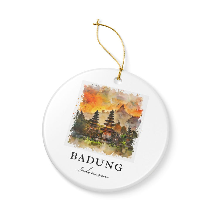 Badung Indonesia Ornament: Unique Badung Souvenir, Badung Indonesia Xmas Decor, and Authentic Badung Gift