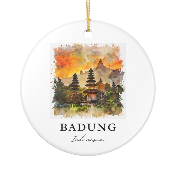 Badung Indonesia Ornament: Unique Badung Souvenir, Badung Indonesia Xmas Decor, and Authentic Badung Gift