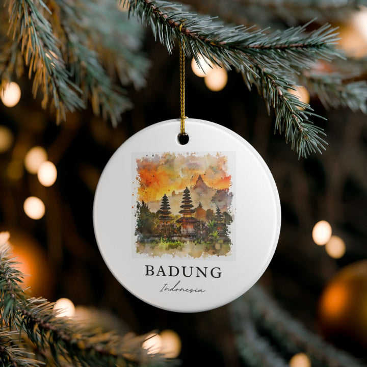 Badung Indonesia Ornament: Unique Badung Souvenir, Badung Indonesia Xmas Decor, and Authentic Badung Gift