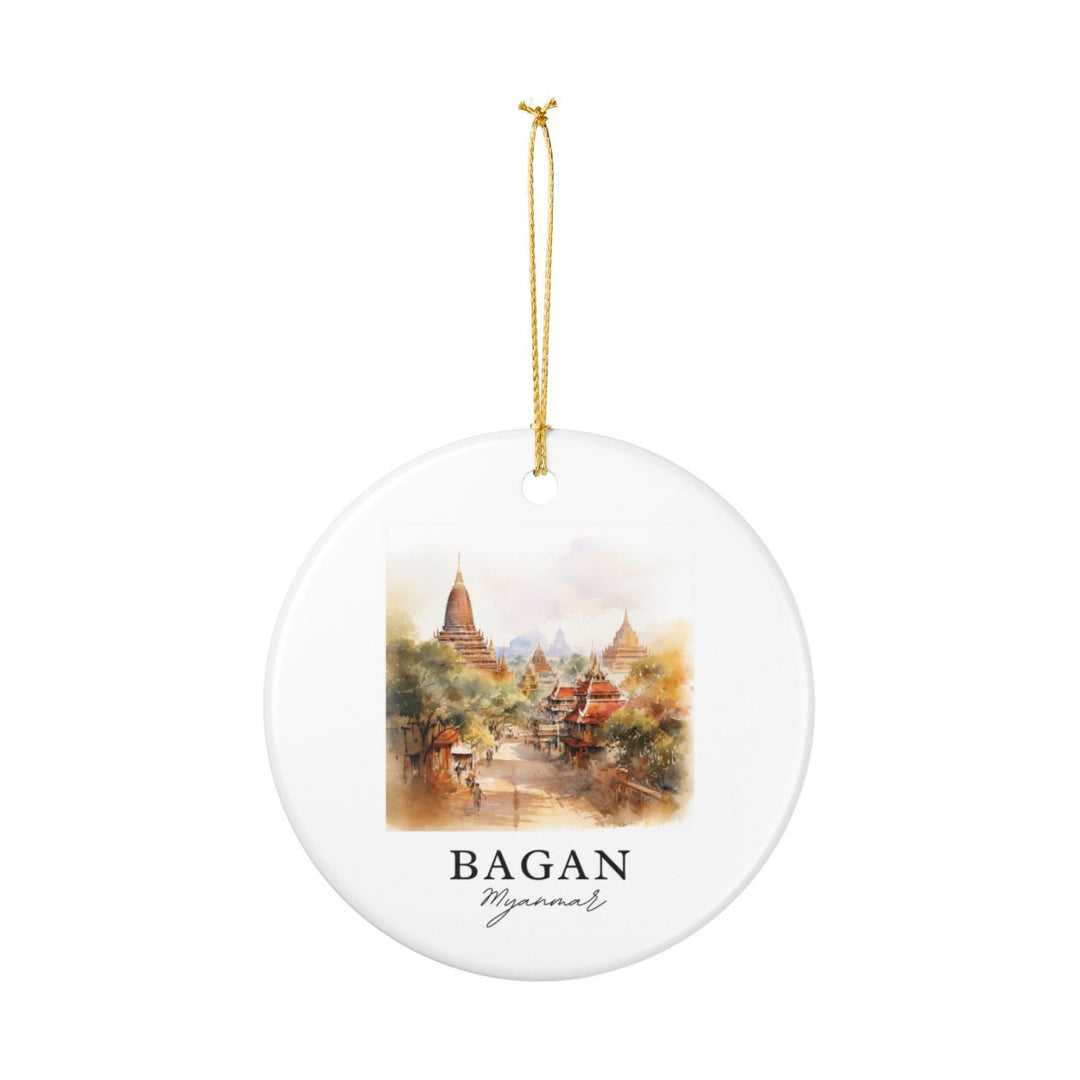 Bagan Myanmar Ornament: Unique Bagan Myanmar Souvenir, Bagan Myanmar Xmas Decor, and Authentic Bagan Myanmar Gift