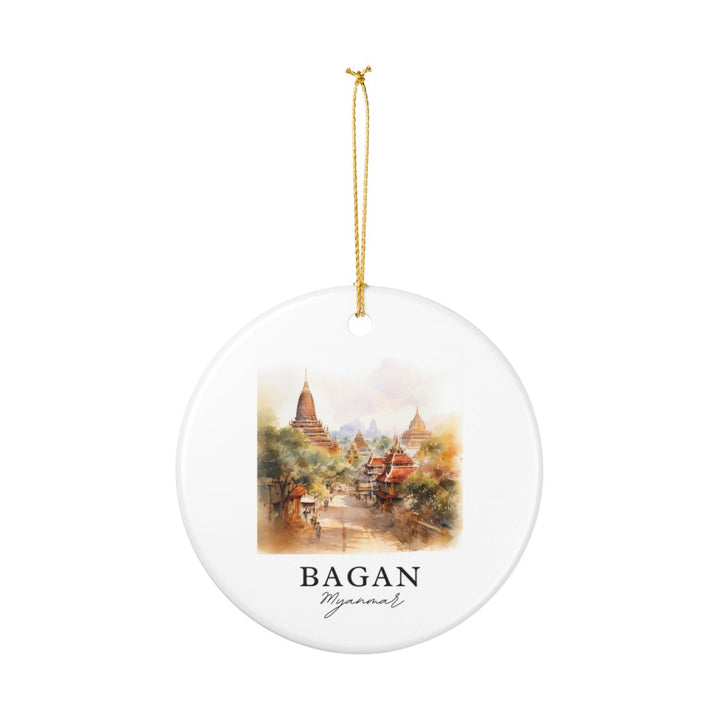 Bagan Myanmar Ornament: Unique Bagan Myanmar Souvenir, Bagan Myanmar Xmas Decor, and Authentic Bagan Myanmar Gift