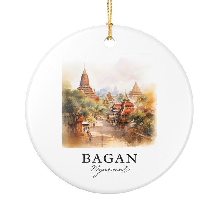 Bagan Myanmar Ornament: Unique Bagan Myanmar Souvenir, Bagan Myanmar Xmas Decor, and Authentic Bagan Myanmar Gift