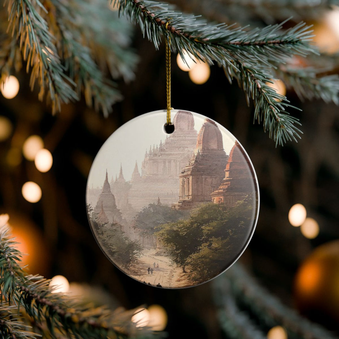 Bagan Myanmar Ornament: Unique Bagan Myanmar Souvenir, Bagan Myanmar Xmas Decor, and Authentic Bagan Myanmar Gift