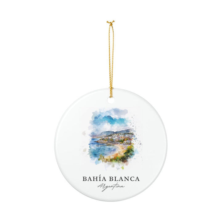 Bahia Blanca Argentina Ornament: Unique Bahia Blanca Souvenir, Bahia Blanca Argentina Xmas Decor, and Authentic Bahia Blanca Gift