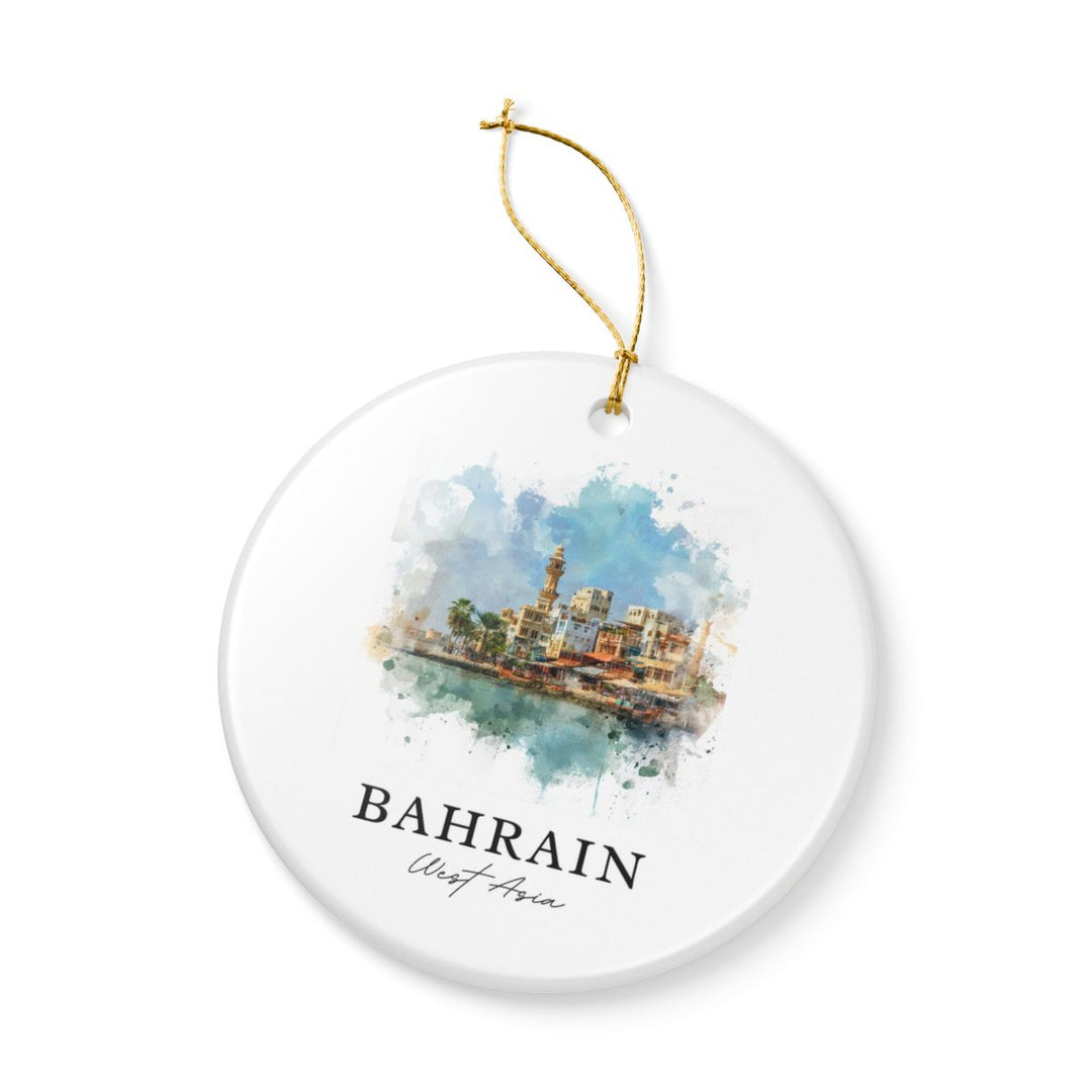 Bahrain Ornament: Unique Bahrain Souvenir, Bahrain Xmas Decor, and Authentic Bahrain Gift