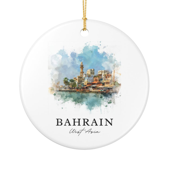 Bahrain Ornament: Unique Bahrain Souvenir, Bahrain Xmas Decor, and Authentic Bahrain Gift