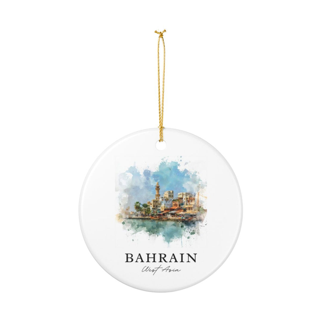 Bahrain Ornament: Unique Bahrain Souvenir, Bahrain Xmas Decor, and Authentic Bahrain Gift