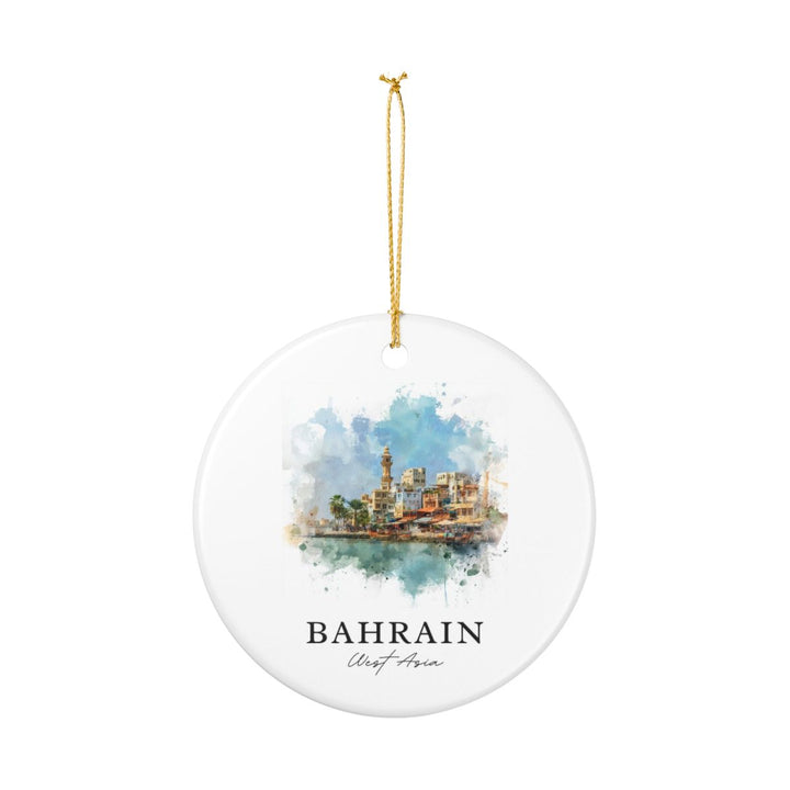 Bahrain Ornament: Unique Bahrain Souvenir, Bahrain Xmas Decor, and Authentic Bahrain Gift