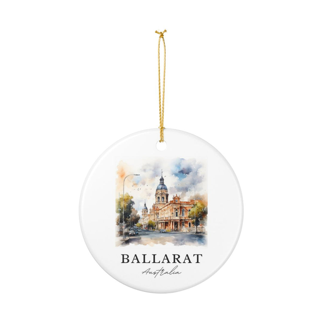 Ballarat Australia Ornament: Unique Ballarat Souvenir, Ballarat Australia Xmas Decor, and Authentic Ballarat Gift