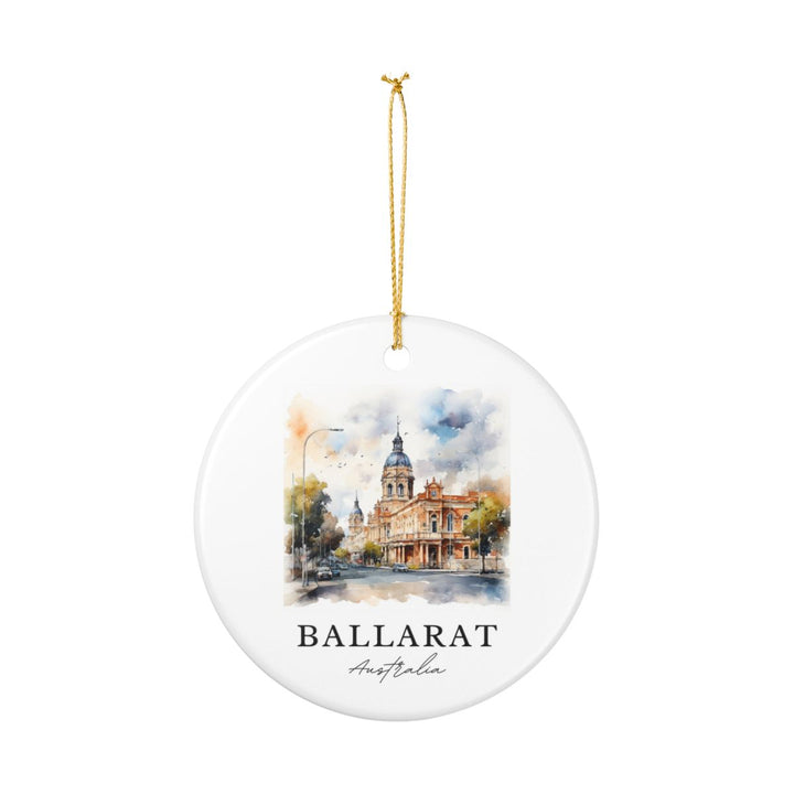 Ballarat Australia Ornament: Unique Ballarat Souvenir, Ballarat Australia Xmas Decor, and Authentic Ballarat Gift