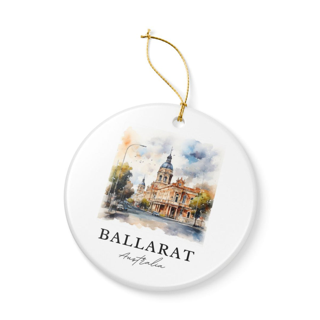 Ballarat Australia Ornament: Unique Ballarat Souvenir, Ballarat Australia Xmas Decor, and Authentic Ballarat Gift