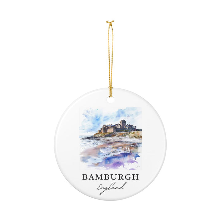 Bamburgh England Ornament: Unique Bamburgh Souvenir, Bamburgh England Xmas Decor, and Authentic Bamburgh Gift