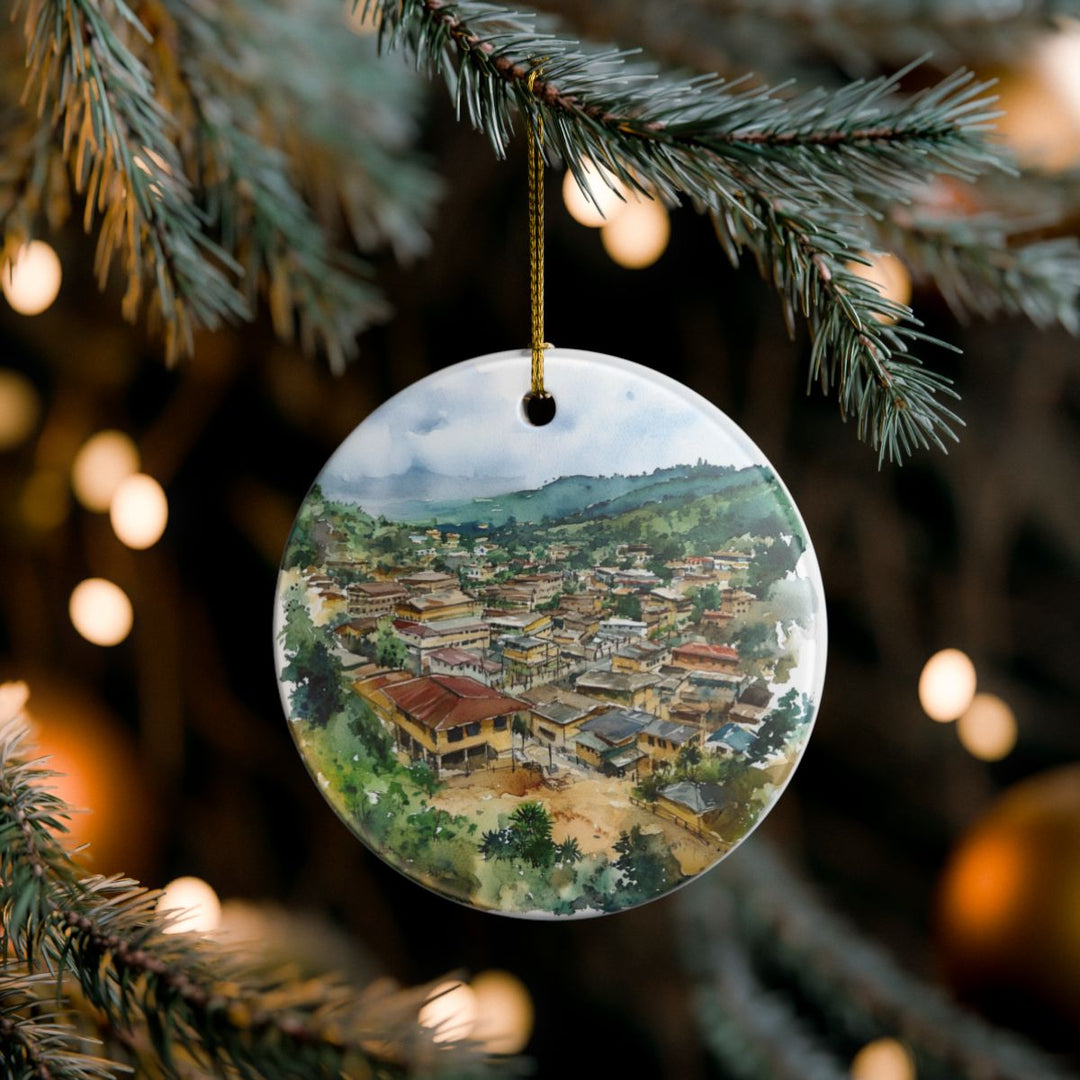 Bamenda Cameroon Ornament: Unique Bamenda Cameroon Souvenir, Bamenda Cameroon Xmas Decor, and Authentic Bamenda Cameroon Gift