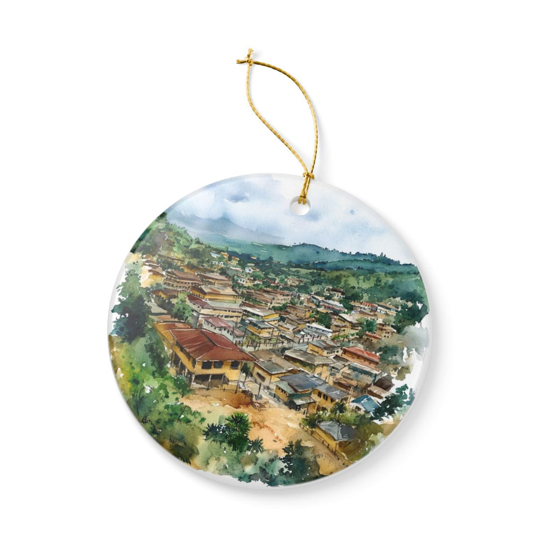 Bamenda Cameroon Ornament: Unique Bamenda Cameroon Souvenir, Bamenda Cameroon Xmas Decor, and Authentic Bamenda Cameroon Gift