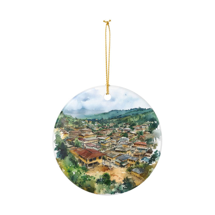 Bamenda Cameroon Ornament: Unique Bamenda Cameroon Souvenir, Bamenda Cameroon Xmas Decor, and Authentic Bamenda Cameroon Gift