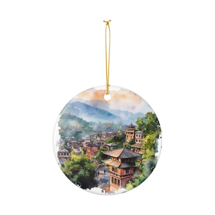 Bandipur Nepal Ornament: Unique Bandipur Souvenir, Bandipur Nepal Xmas Decor, and Authentic Bandipur Gift