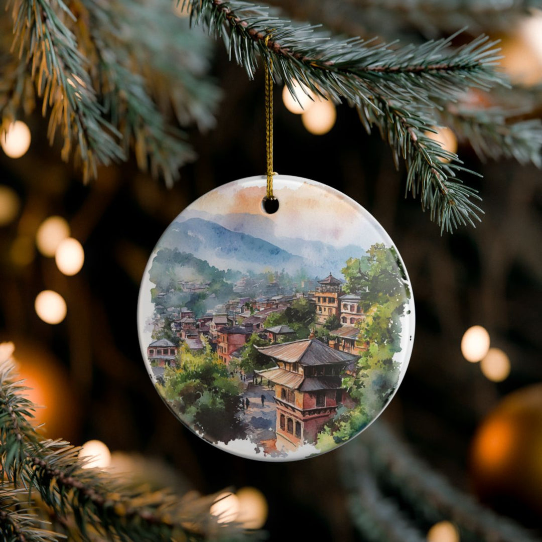Bandipur Nepal Ornament: Unique Bandipur Souvenir, Bandipur Nepal Xmas Decor, and Authentic Bandipur Gift