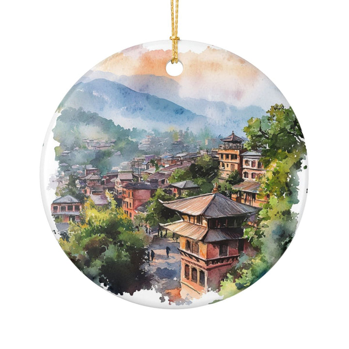 Bandipur Nepal Ornament: Unique Bandipur Souvenir, Bandipur Nepal Xmas Decor, and Authentic Bandipur Gift