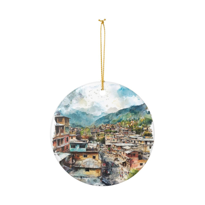 Bandipur Nepal Ornament: Unique Bandipur Souvenir, Bandipur Nepal Xmas Decor, and Authentic Bandipur Gift
