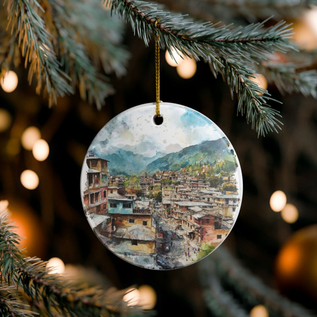 Bandipur Nepal Ornament: Unique Bandipur Souvenir, Bandipur Nepal Xmas Decor, and Authentic Bandipur Gift