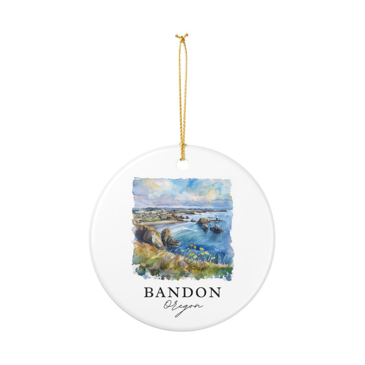 Bandon Oregon Ornament: Unique Bandon Oregon Souvenir, Bandon Oregon Xmas Decor, and Authentic Bandon Oregon Gift