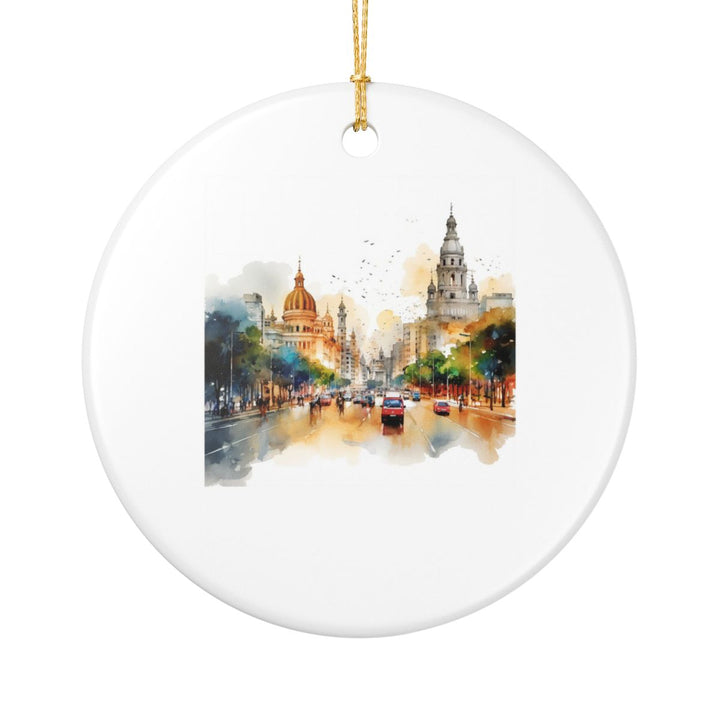 Bangalore India Ornament: Unique Bangalore India Souvenir, Bangalore India Xmas Decor, and Authentic Bangalore India Gift