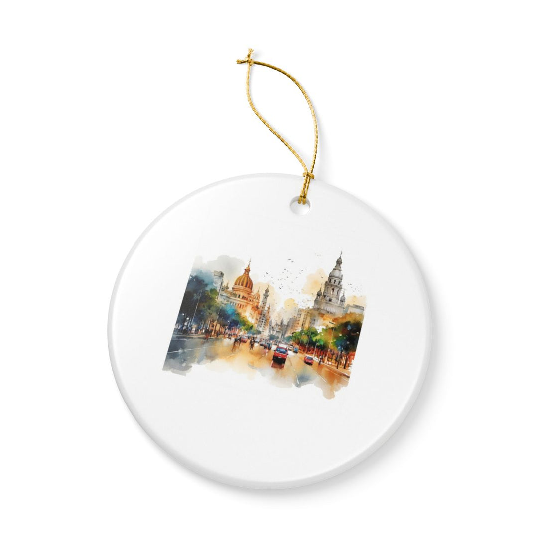 Bangalore India Ornament: Unique Bangalore India Souvenir, Bangalore India Xmas Decor, and Authentic Bangalore India Gift