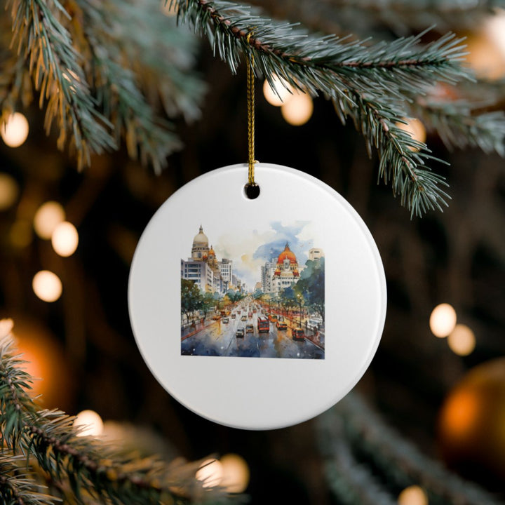 Bangalore India Ornament: Unique Bangalore India Souvenir, Bangalore India Xmas Decor, and Authentic Bangalore India Gift